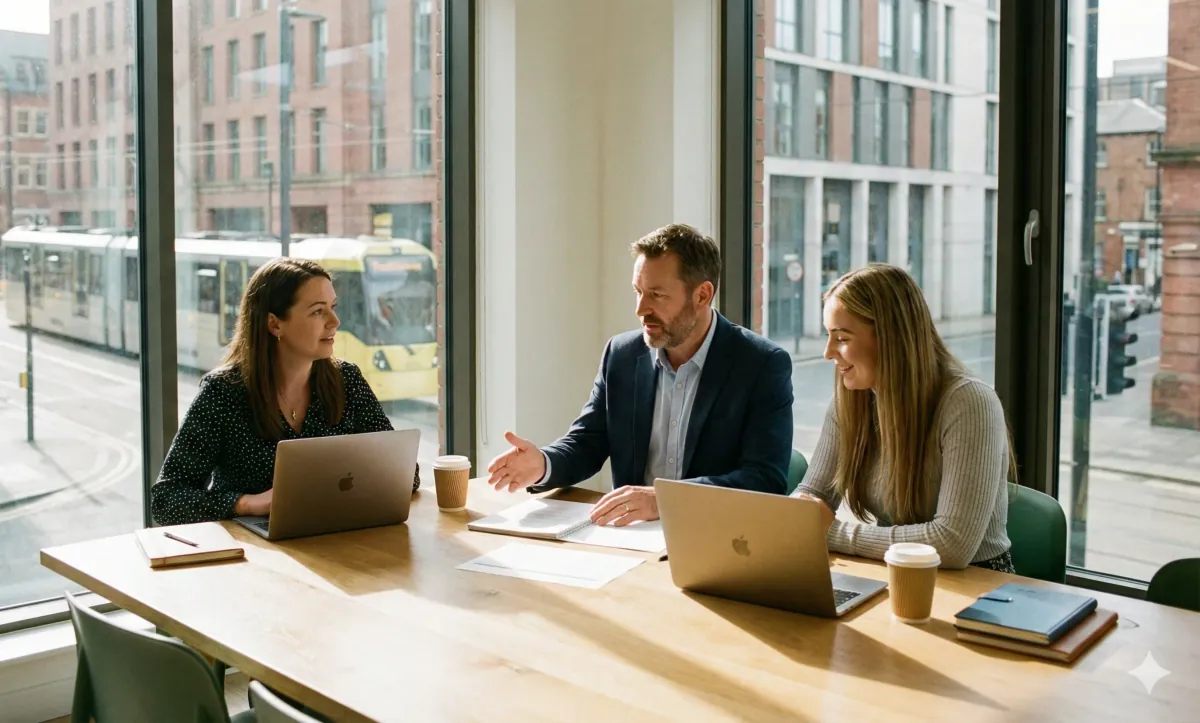 Commercial Mortgage Dealer UK Corporate Finance Advisory Team Commercial Mortgage Dealer UK corporate finance advisory team in modern office