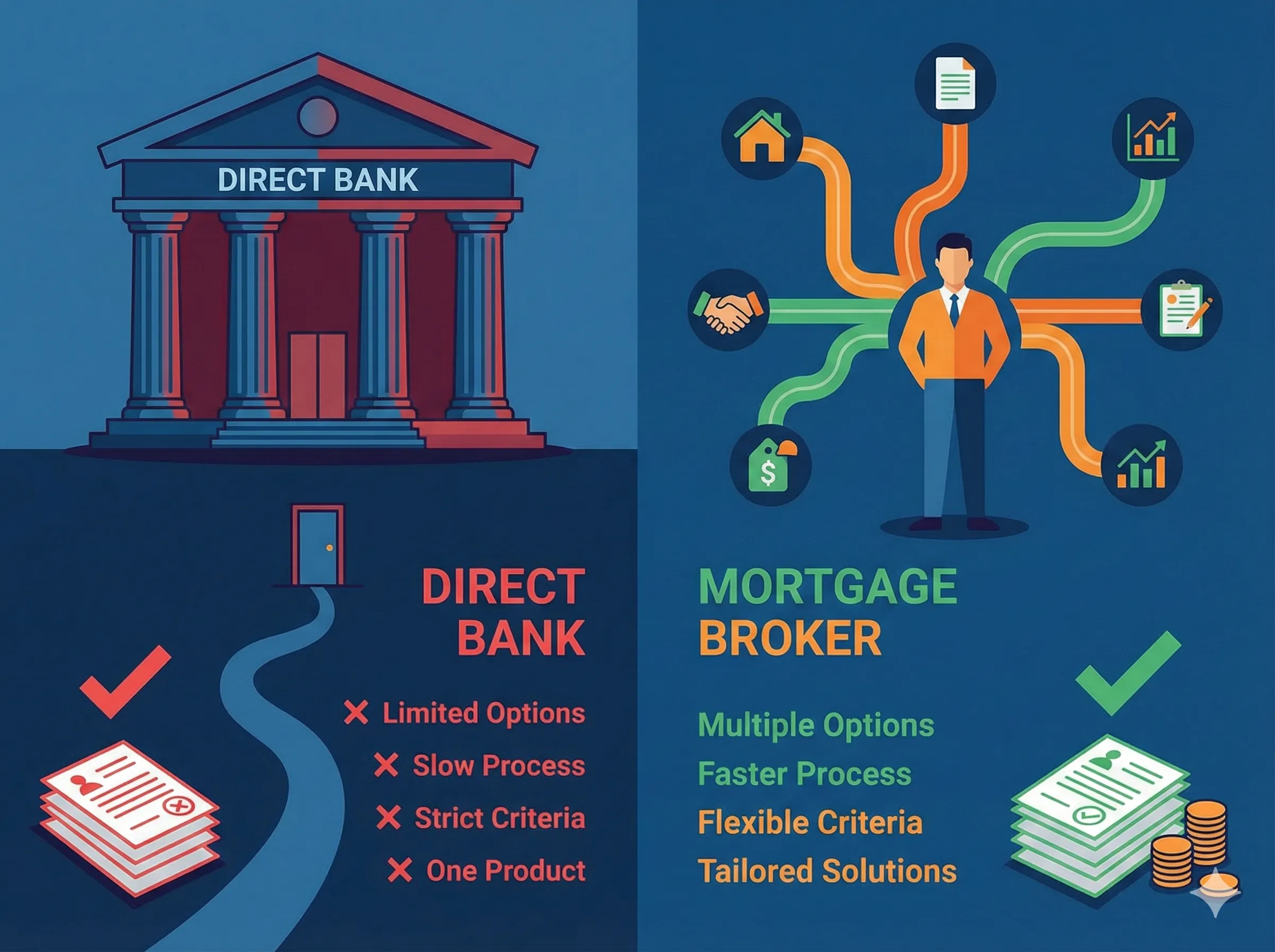 Commercial Mortgage Dealer platform matching vs traditional banking channels